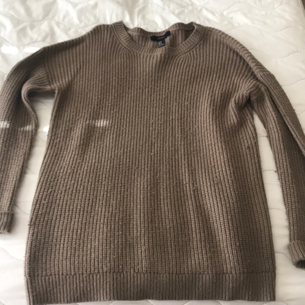 Gently worn brown sweater